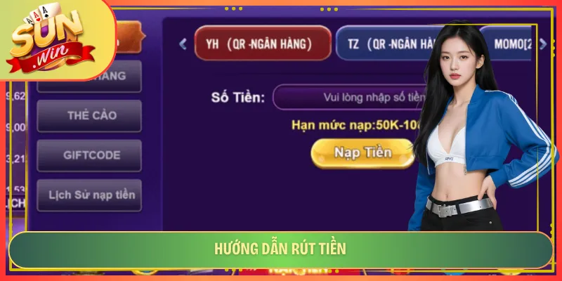 hướng dẫn rút tiền