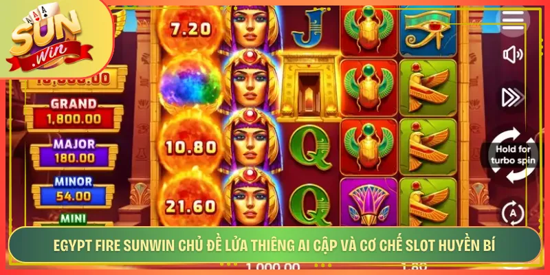 Egypt Fire Sunwin Chủ Đề Lửa Thiêng Ai Cập Và Cơ Chế Slot Huyền Bí
